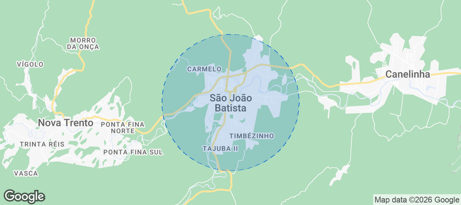 São João Batista Airbnb map